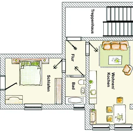 Apartment Brise Haus Sanke App 02 *